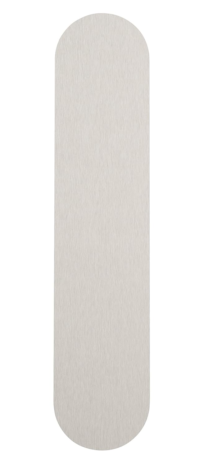 Fire Door Guru® Satin Stainless Steel Door Finger Push Plate Self