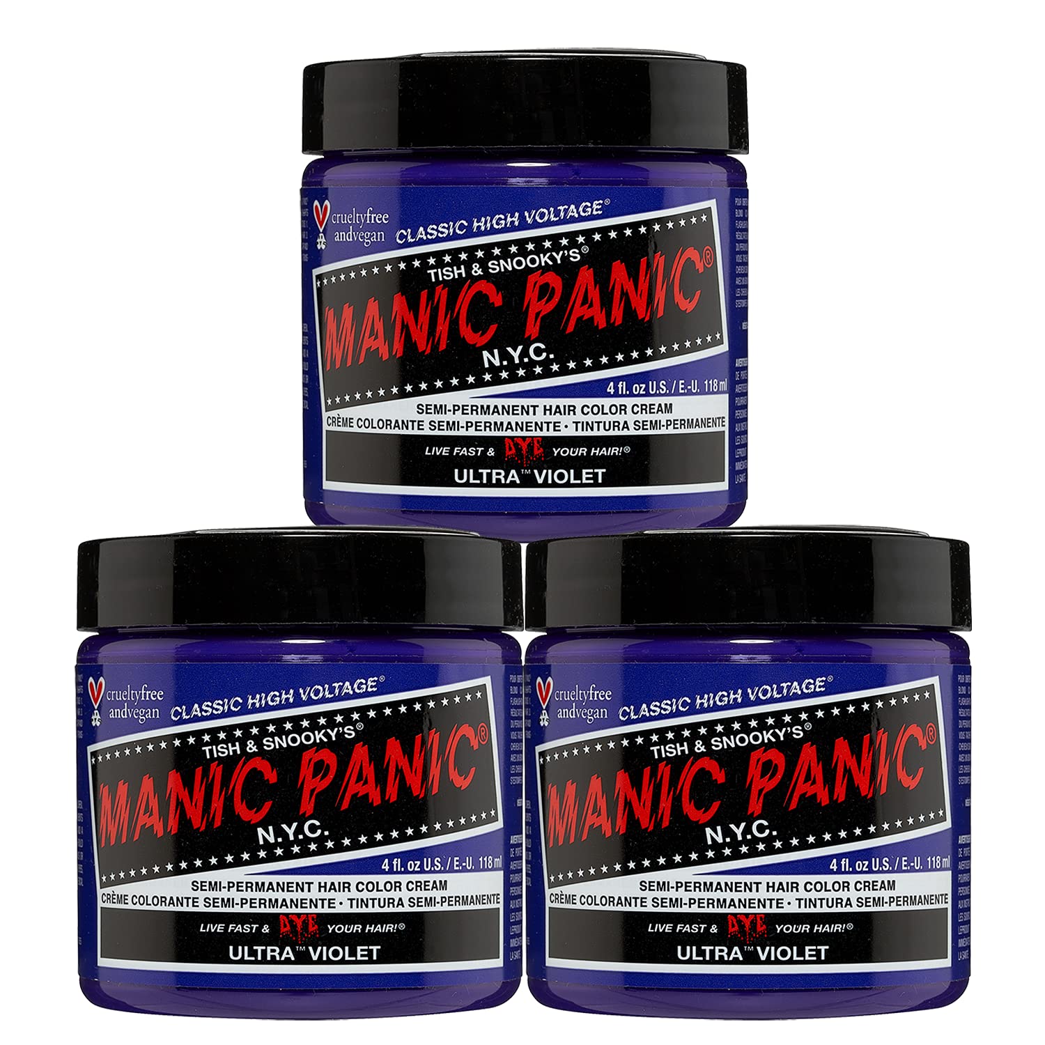 Manic Panic Cotton Candy Pink, classic hot pink hair colour