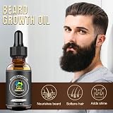 XIKEZAN Beard Growth Kit with Roller Oil Balm Comb Scissors Bag EBook Gift view 4