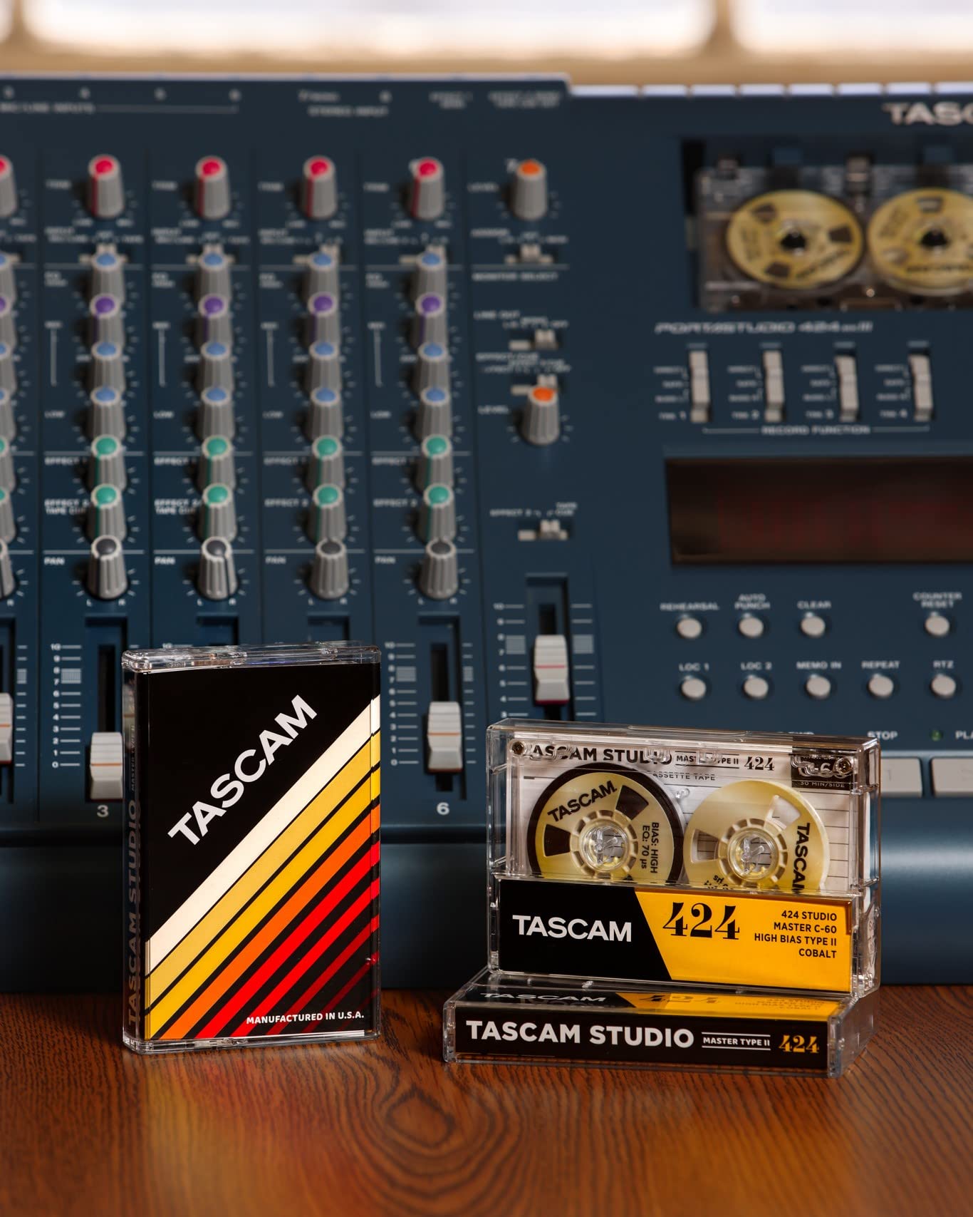 Tascam Master 424 High Bias Type II Cobalt Studio Cassette, Multi (MASTR CAS)