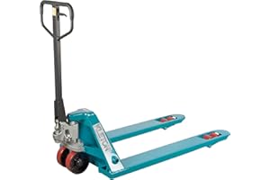 KLETON - Heavy-Duty Hydraulic Pallet Truck, Steel, 48" L x 27" W, 6600 lbs. Capacity Each