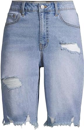 women's high rise bermuda shorts