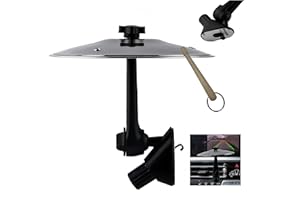 Car Cymbal Air Vent - Easy Clip-On Mini Metal Drum Crash Cymbal for Car Dashboard, Compact & Durable Musical Accessory Gift f