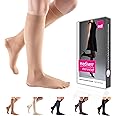 medi Sheer & Soft for Women, 8-15 mmHg, Calf High Compression Stockings, Closed Toe