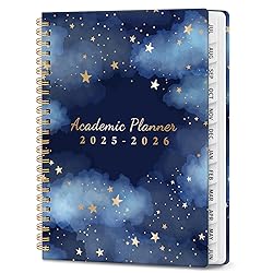Planner 2025-2026, Monthly and Weekly Calendar