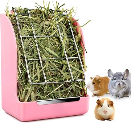 Amazon Com Stkygood Rabbit Feeder Bunny Guinea Pig Hay Feeder