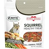 Squirrel Treat (3 oz.) - Healthy Natural Nut & Vegetable Treat - Walnuts, Almonds, Hazelnuts, Pumpkin Seeds, Dried Carrots - 