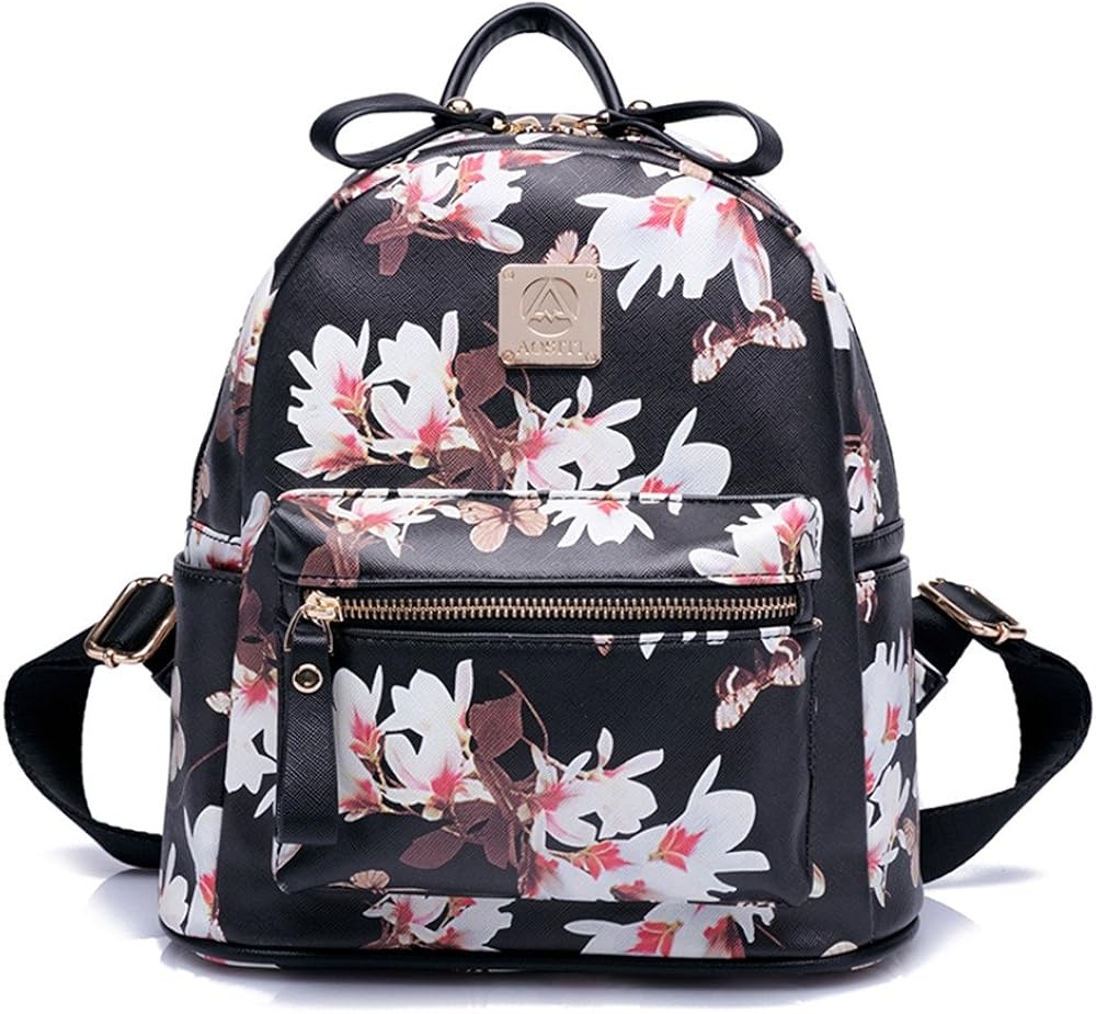 SUKUTU Damen Rucksack-Set 3-teilig – Wasserdichter Mini-Rucksack Mit Schleife