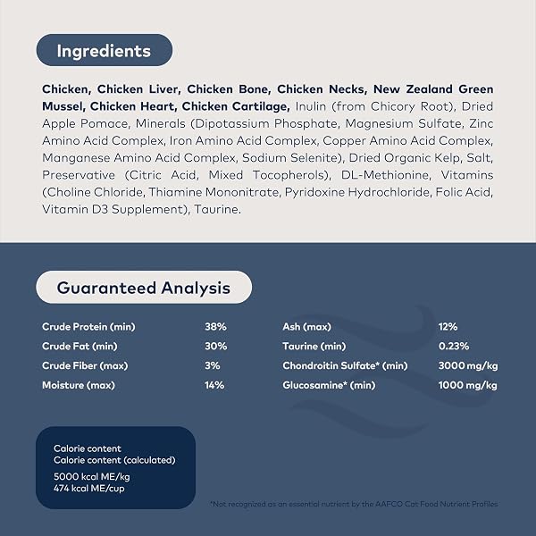 ZIWI PEAK AIR-DRIED CAT FOOD – CHICKEN – ALL NATURAL, HIGH PROTEIN, GRAIN FREE, LIMITED INGREDIENT W/ SUPERFOODS (35.2OZ)