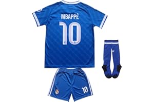ORGBRAIN Madrid #10 Football Soccer Kids Jersey Shorts Socks Set Youth Sizes