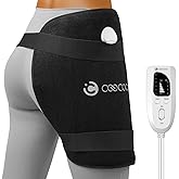 CooCoCo Hip Heating Pad for Sciatica Pain Relief, FSA Eligible Heated Hip Brace for Hip Pain Relief, HSA Lower Back/Thigh/Buttock/Leg Electric Heat Pad, Use for Home Office