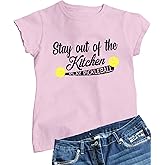 Go All Out Stay Out of The Kitchen Play Pickleball Funny Gift Mens Women T-Shirt