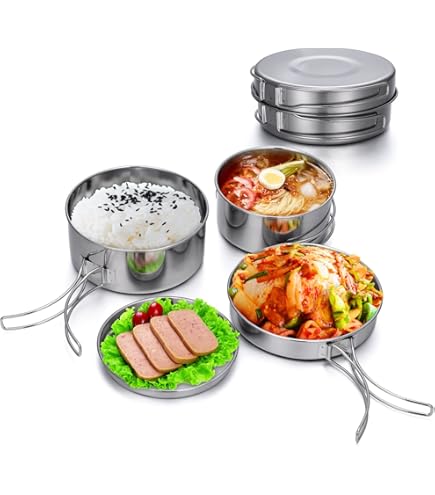 Multi - PCS Kit de Cuisine de Camping, 1-2 Personnes Kit de Casseroles