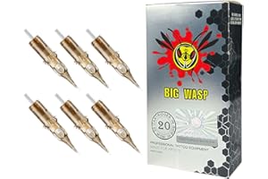 BIGWASP #10 Bugpin 7RL Tattoo Needle Cartridges 7 Round Liner 20Pcs (Generation 3)