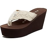 Rocket Dog Women's Diver Comfort Foam Wedge Flip Flop Sandal