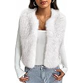 BTFBM Faux Fur Vest Women Fall Fashion 2026 Sleeveless Fuzzy Jacket Fluffy Coats Winter Clothing Furry Outerwear Vests