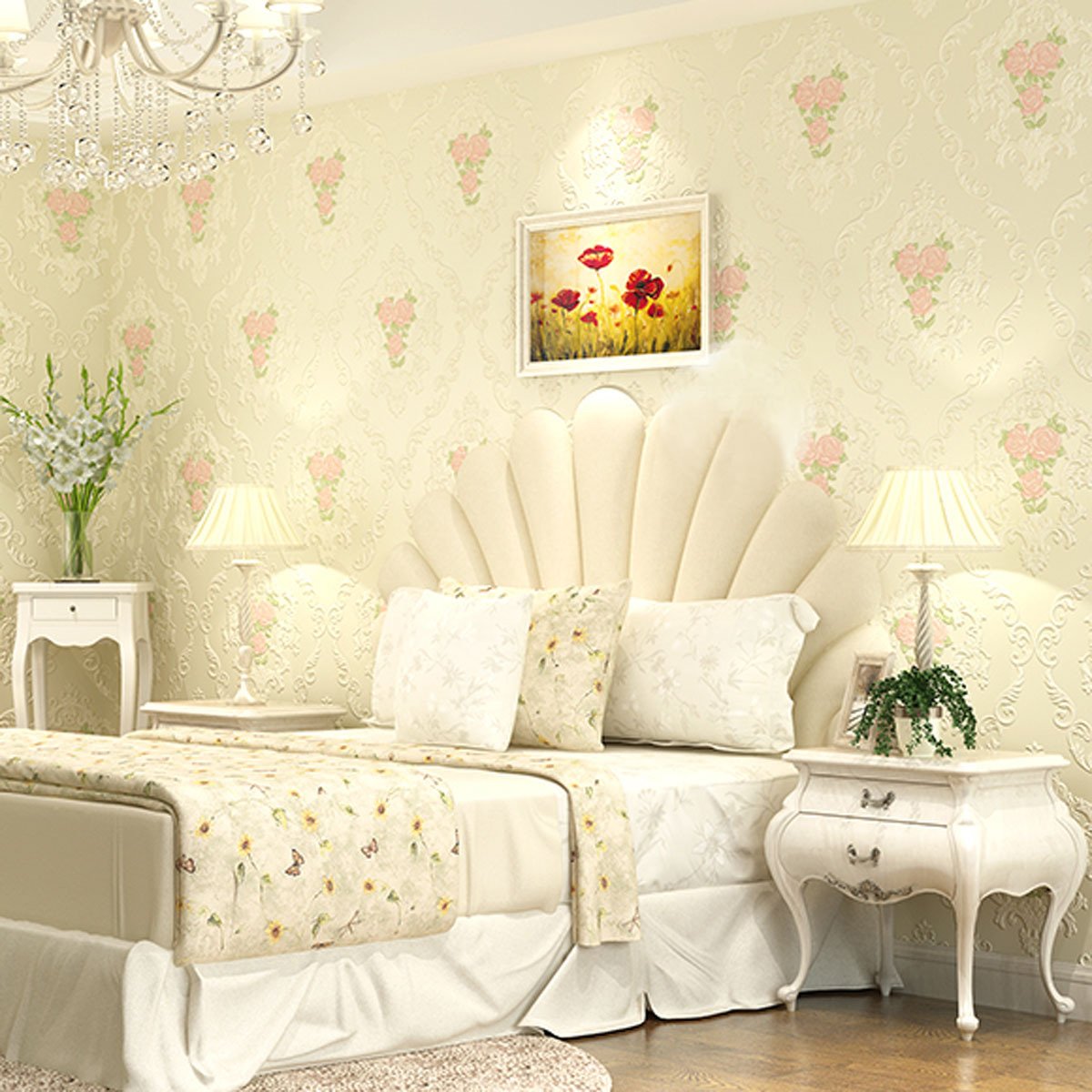 Wapel Wallpaper European Style Non Woven Fabrics Warm Master