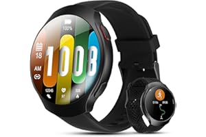 2026 Outdoor AI ChatGPT GPS Smart Watch, 1.43" Curved AMOLED Display, 5ATM Waterproof, 150+ Sports Modes, Bluetooth Call, Fit