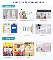Dollcora D11 Label Maker, Portable Bluetooth Label