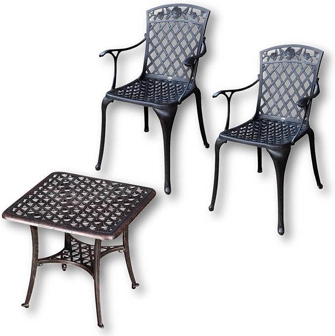 Amazon.de: Lazy Susan - Sandra Quadratischer Kaffeetisch mit 2 Rose