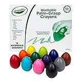 Crayola Large Egg Crayons (12ct), Jumbo Washable