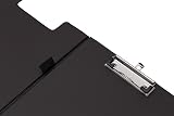 Q-Connect Foolscap A4 PVC Fold Over Clipboard Black view 2