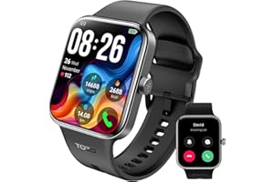 TOZO S4 AcuFit One Smart Watch 1.78" AMOLED Screen for Men Women, Bluetooth Call Dial Fitness Tracker, Heart Rate and Blood O