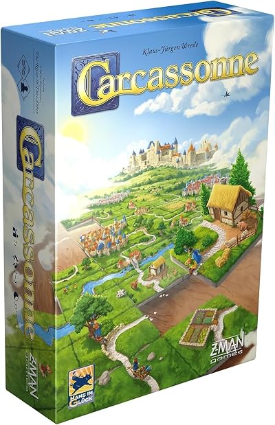Z-Man Games Carcassonne Board Game 2-5 Players 7+ 45 Min Playing Time