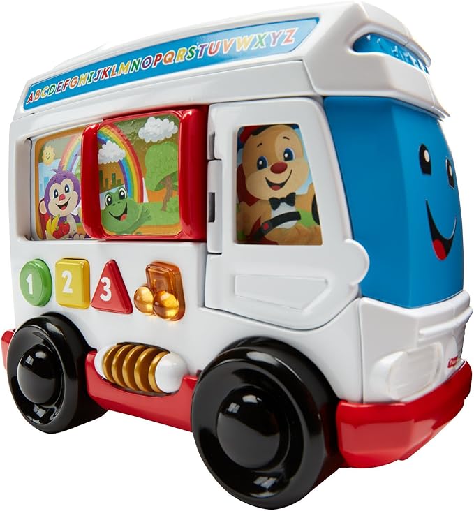 fisher price laugh and learn around town bus