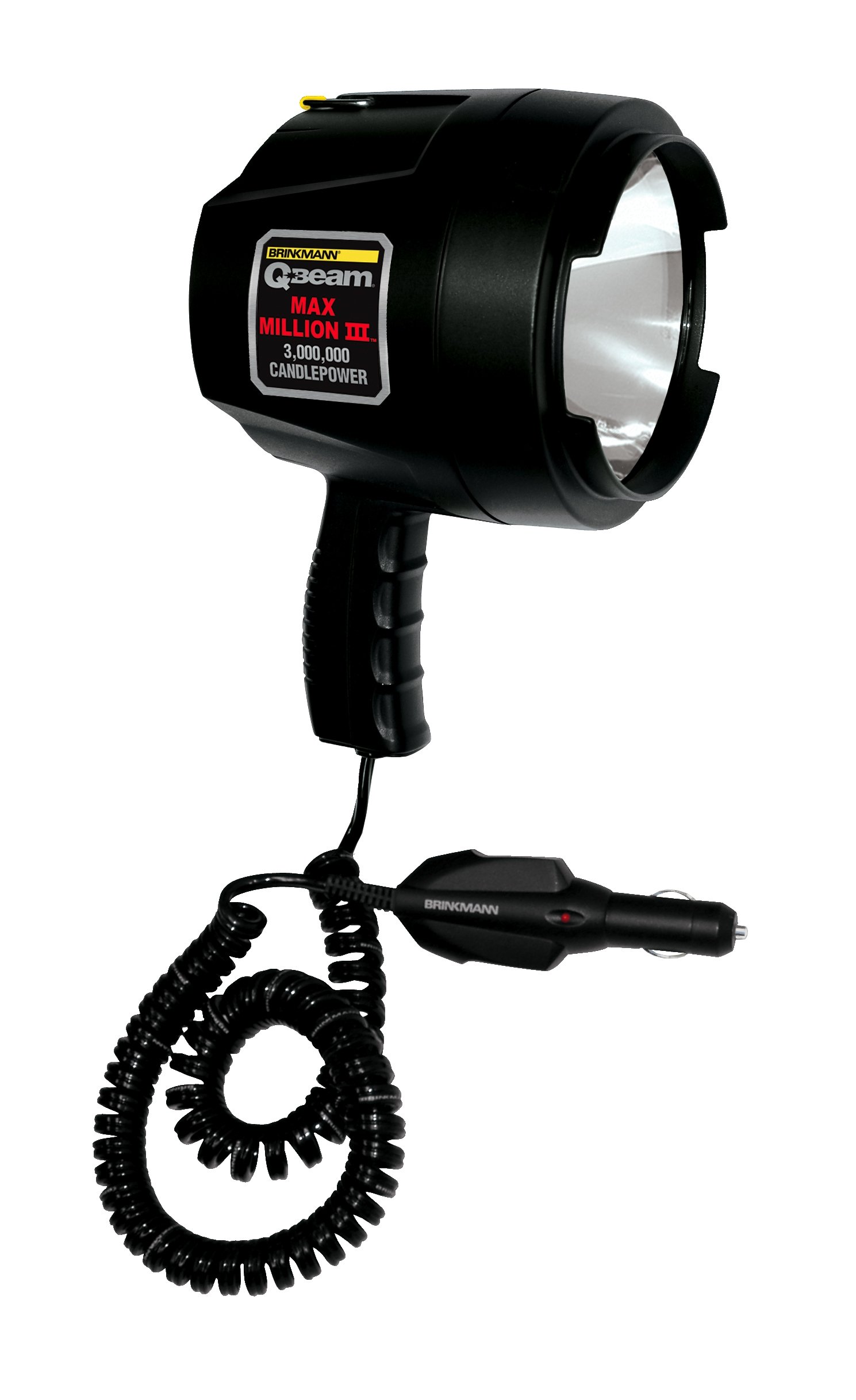 Brinkmann Q-Beam Max Million III 12V DC Spotlight: Powerful Handheld Spotlight for Vehicles & Emergencies