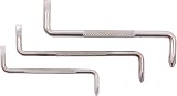 Amtech L3700 3 Piece Offset Screwdriver Set Chrome Carbon Steel Slotted Philips view 3