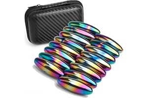 ANZMTOSN Magnet Fidget Toys, Ferrite Putty Rattle Magnets Spinning Buzzing Snake Eggs for Adults, Hematite Magnetic, Educational Science Kit, Holiday Stocking Stuffer, Stress Relief Desk Toy Office