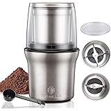DR MILLS DM-7412M Electric Dried Spice and Coffee Grinder, Grinder and chopper,detachable cup, diswash free, Blade & cup made