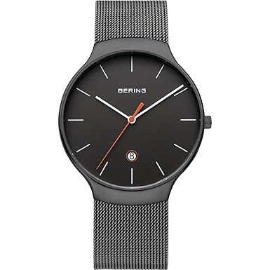 BERING Unisex-Armbanduhr Analog Quarz Edelstahl 13338-077