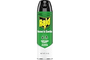 Raid House and Garden Insect Killer, Kills Ants, Roaches, Spiders and Flies on Contact, 11oz