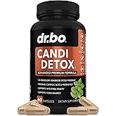 Candida Cleanse Detox for Women & Men - Candi Detox Support Supplement Pills Kit, Anti Overgrowth Gut Balance Probiotic Flora Complex Supplements - Natural Oral Herbal Oregano & Caprylic Acid Capsules