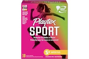 Playtex Femcare Sport Unscented Tampons - Super+: 18 Count