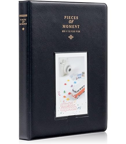 Álbumes De Fotos, 208 Bolsillos, Mini álbum De Piel Sintética Compatible Con Fujifilm Mini 7s 8