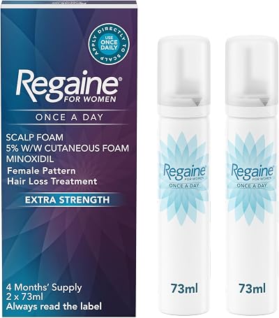 Regaine for Women 5% Minoxidil Scalp Foam 2x73ml - Hair Regrowth