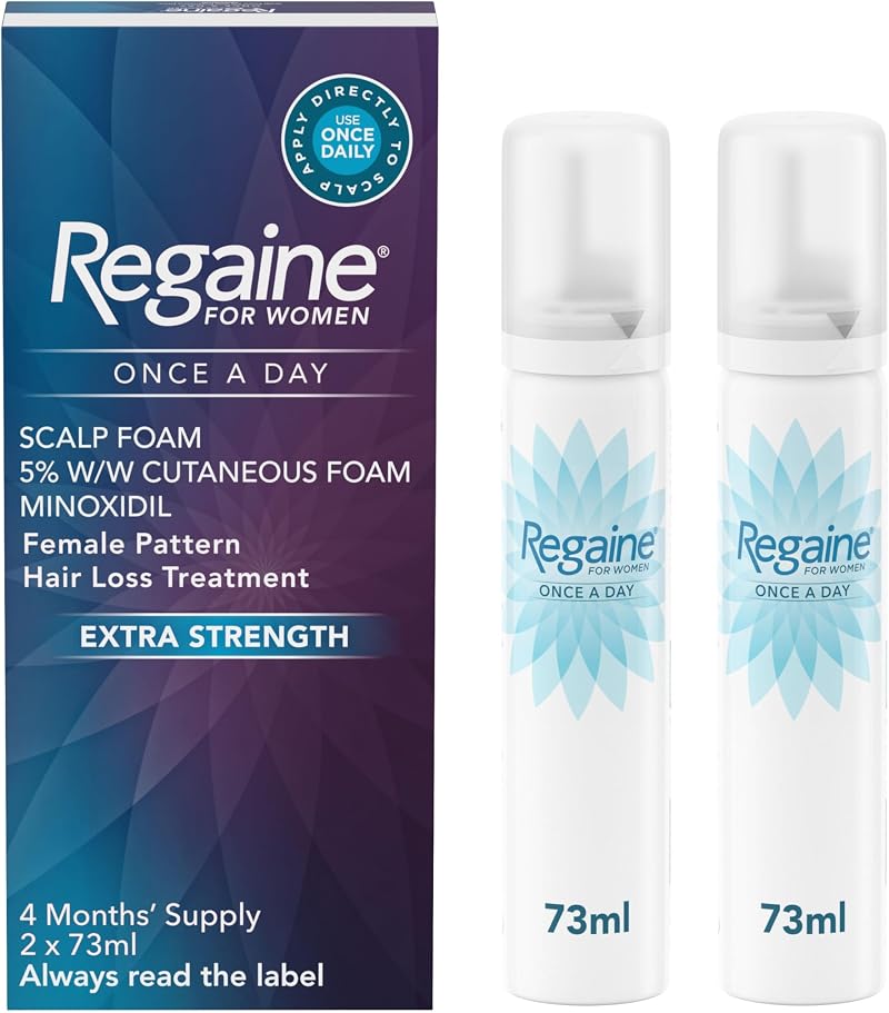 Regaine for Women 5% Minoxidil Scalp Foam 2x73ml - Hair Regrowth
