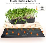 Ohuhu Seedling Heat Mat 10 x 20.75 in 21W IP67 Waterproof Propagator view 3