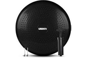 URBNFit Wobble Cushion Balance Disc - Wiggle Seat for Office or Classroom to Improve Stability & Posture - Home Gym Workout E