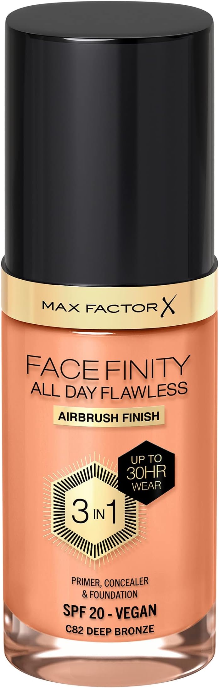 Max Factor Facefinity 3 in 1 Deep Bronze Foundation 30H Wear SPF20