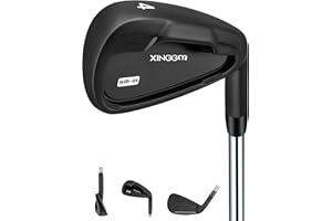 XINGGM XM-01 Individual Golf Irons or Golf Irons Set - Premium Men Golf Club Iron with Steel Shaft for Right Hand Golfers Stiff Flex