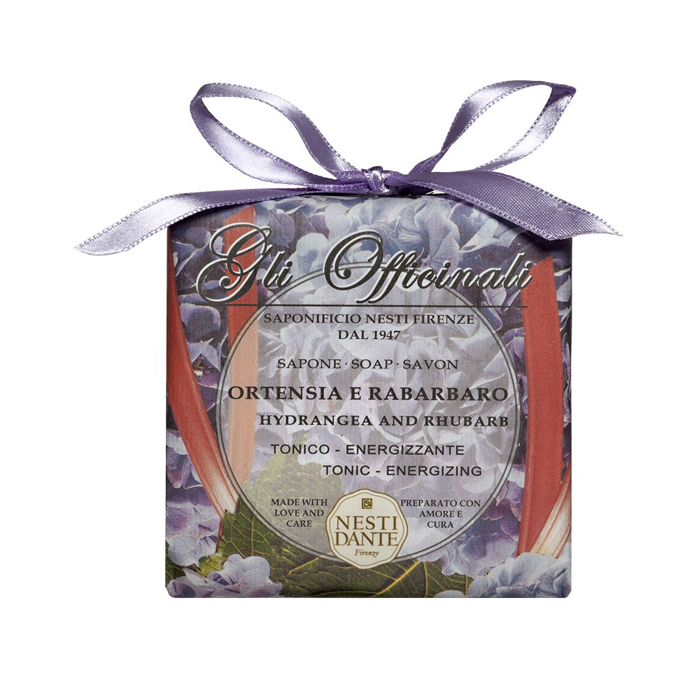 NESTI DANTE Gli Officinali, Hydrangea & Rhubarb Soap 200 g