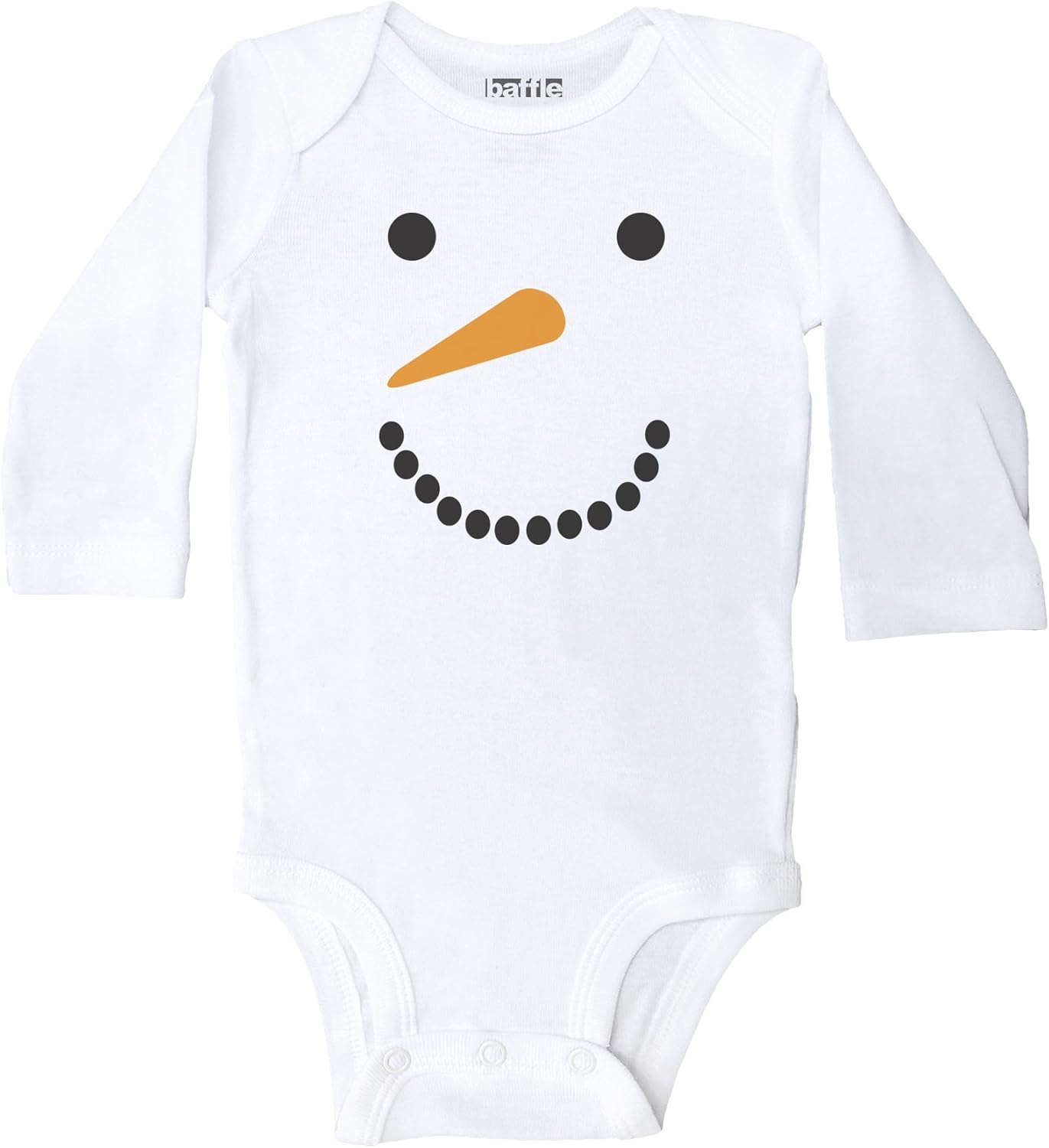 snowman baby onesie