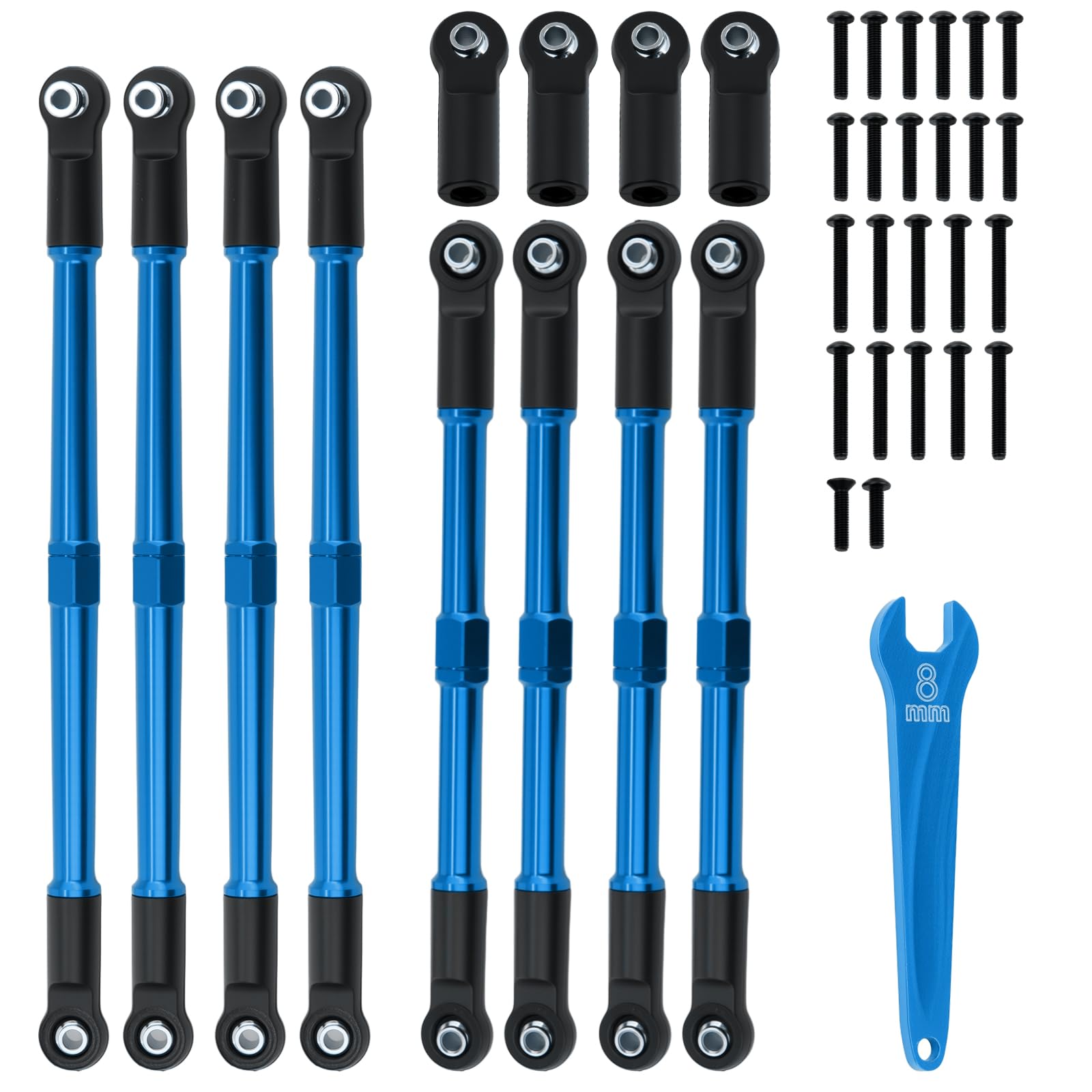 7075 Aluminum Tie Links Push Rods Set Upgrade Parts