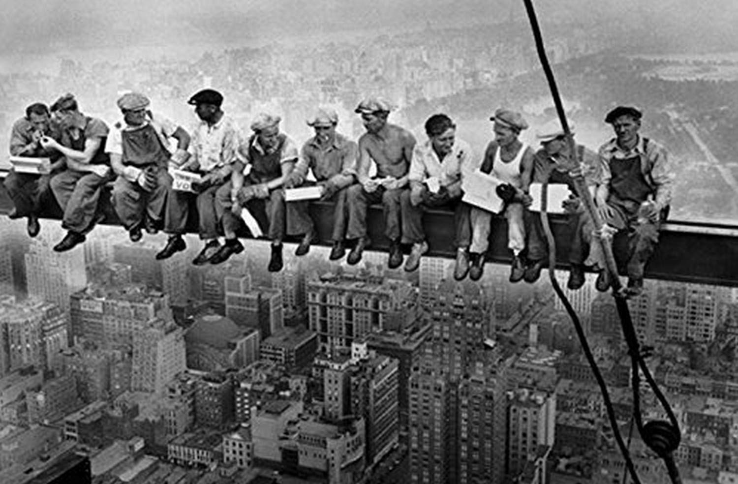 Which Is The Best Men Having Lunch On Empire State Building