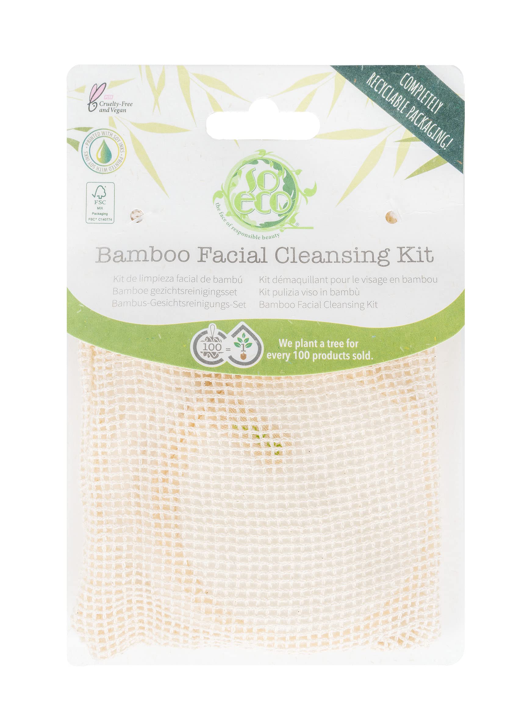 So Eco Facial Cleansing Kit, Beige, One Size