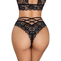 Avidlove Sexy Panties for Women Lace Cheeky Underwear Seamless ...